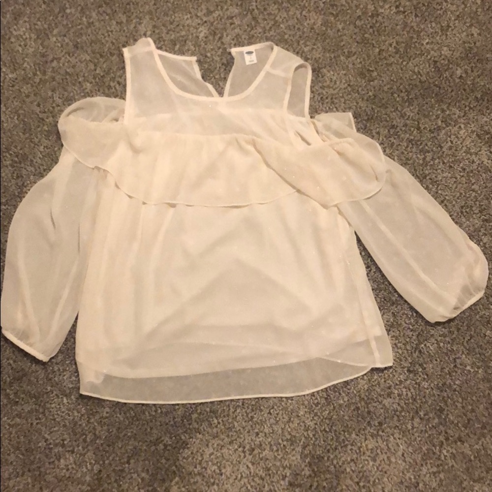 Old Navy Cream Blouse